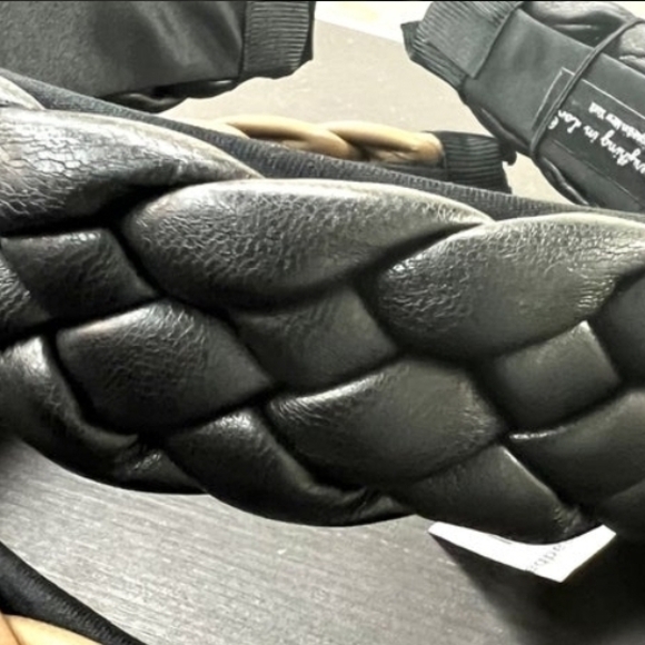 Black Braided Headband - Picture 3 of 3